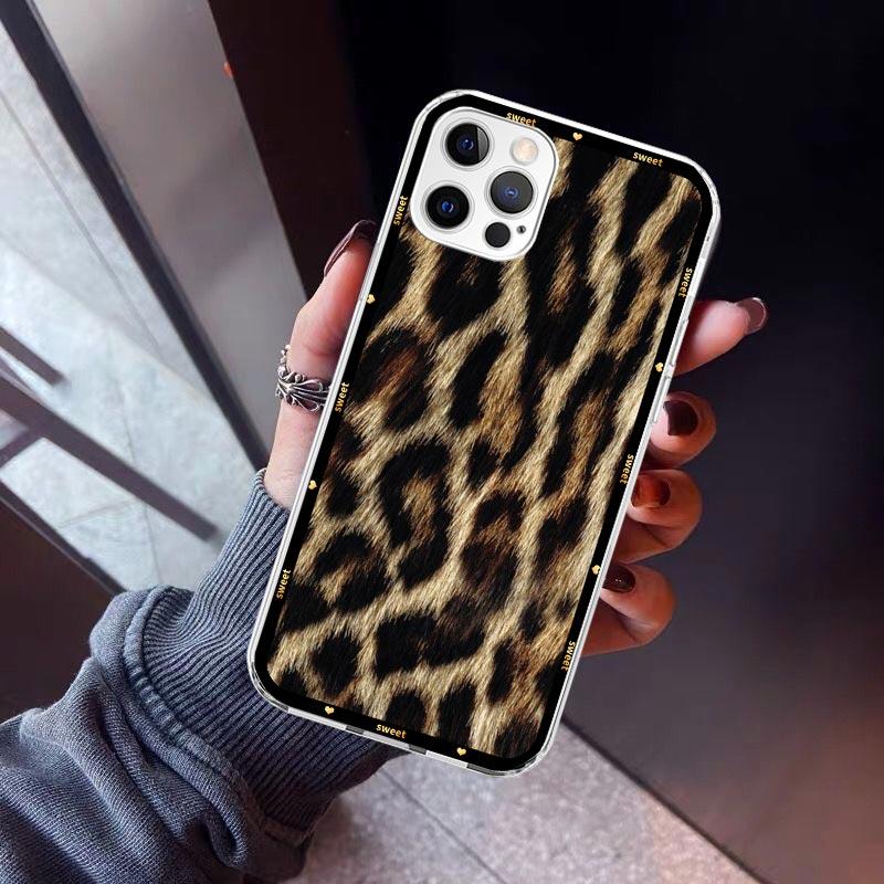 Animal Leopard Print Phone Case For iPhone 17 Air 16 15 Pro Max 14 Plus 13 Mini 12 11 Cover 7 8 SE Silicone Shell Print Fundas 1