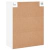 Wall Cabinets 2 pcs White Wood Based Material