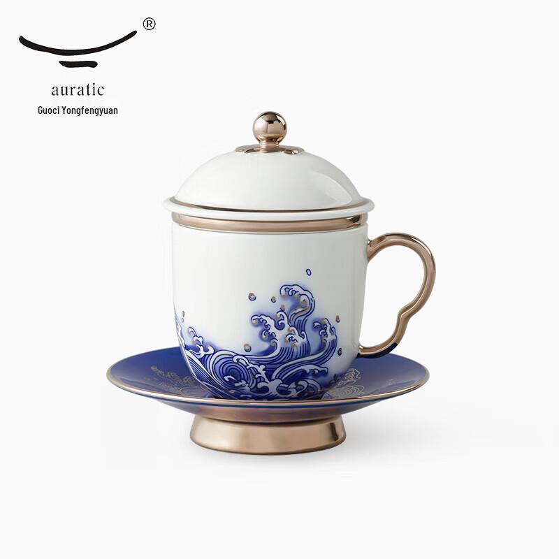 Yongfengyuan Mr. Porcelain  Pearl of the Sea  Platinum Ceramic Mug