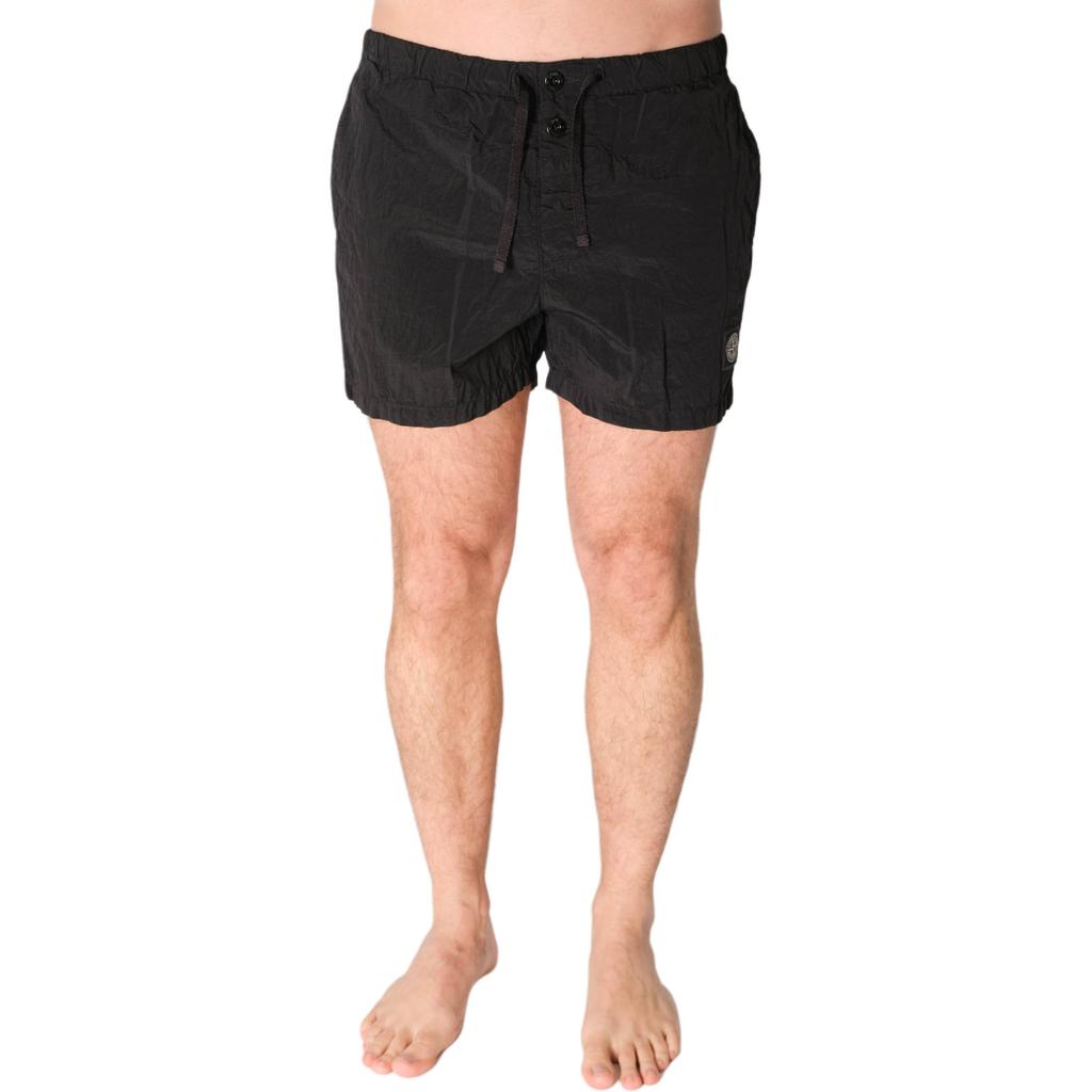 Stone Island Nylon Metal Swimming Trunk II Black Men Bottoms 8015B0643-A0029