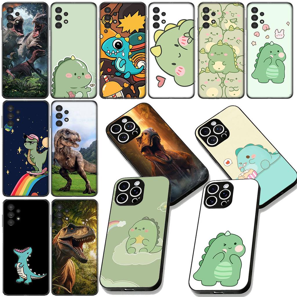 Cartoon Dinosaur Anime Phone Case for Apple iPhone 12 13 Mini XS 11 Pro Max 7 8 Plus + XR 8+ X SE 2020 SE3 Cover Casing