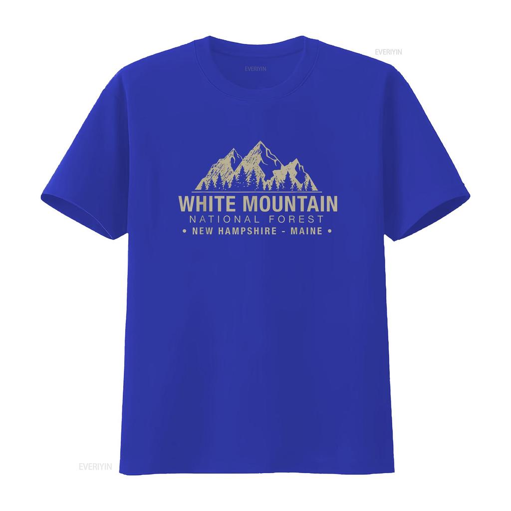 White Mountain National Forest New Hampshire Maine T Shirt vintage Washed Unisex Stylish Top For Everyday Wear homme Casual