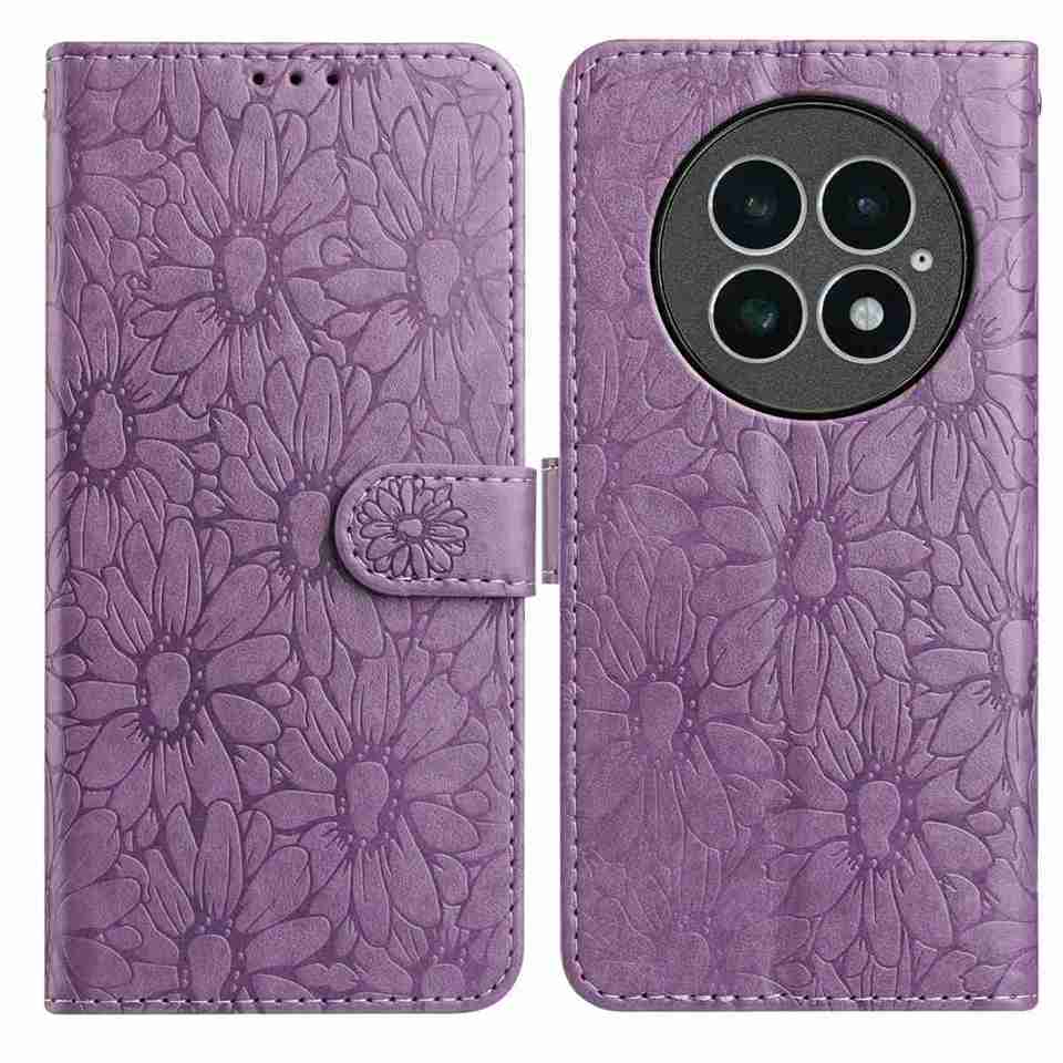 10-Color Daisy Embossed Flip Card Case for Infinix Smart 8/itel A70/Tecno Spark 20,Pop 7,Pop 8,Pova 5,Pova Neo 2,Pova Neo 3,Spark Go 2023...