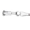 24inch Throttle Cable Stainless Steel Braided Throttle Cable Kit for Chevrolet