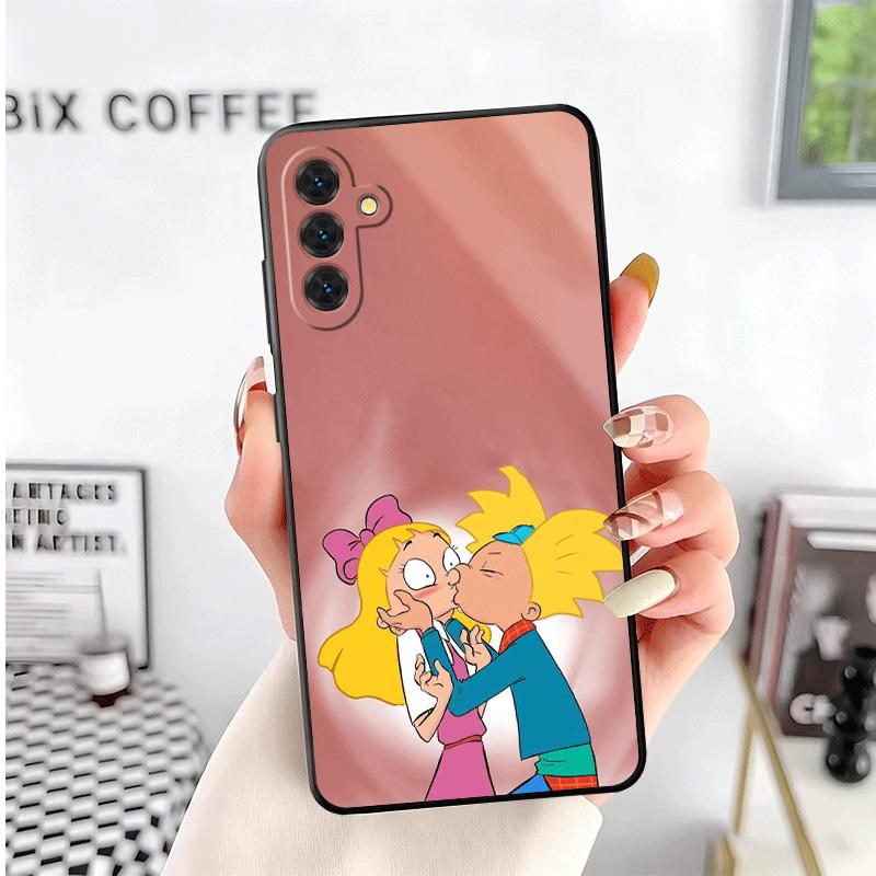 Cartoon Hey Arnold Helga Weiche Handyhülle für Samsung A17 A37 A57 A16 A26 A36 A56 A15 A25 A35 A55 A14 A24 A34 A54 A13 A23 A33 A53