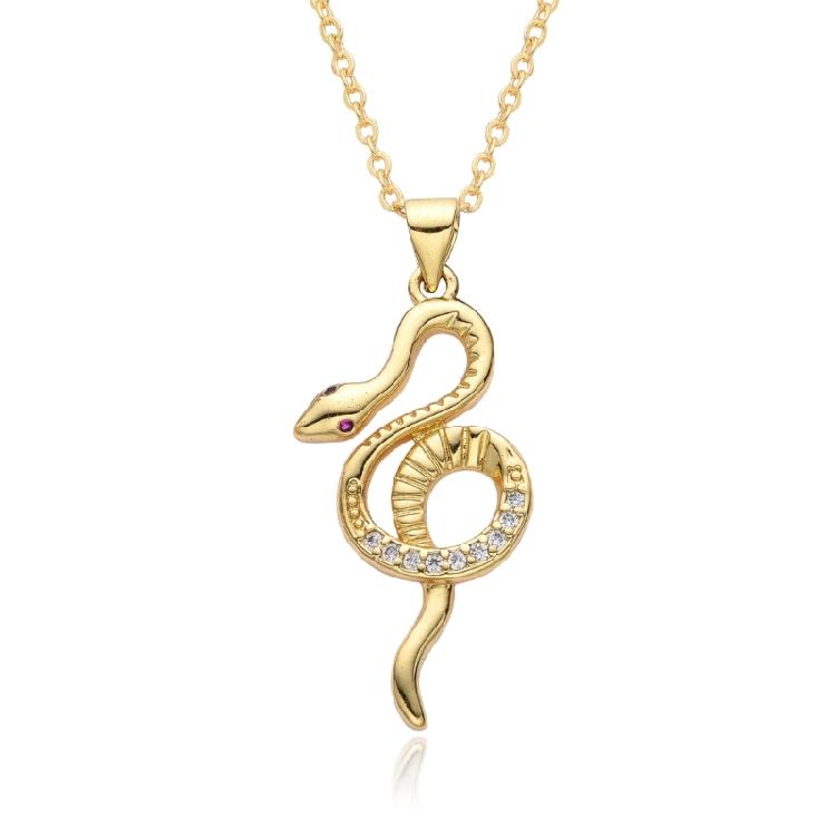 Snake Charm Necklace Enhancing Styles Trendy Women Accessories Fashion Statement Necklace for Parties and Gatherings