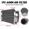 44MM Universal Motorcycle, Air Filter Element, Mushroom Headpod, Double Foam, Carburetor Air Filter, Intake