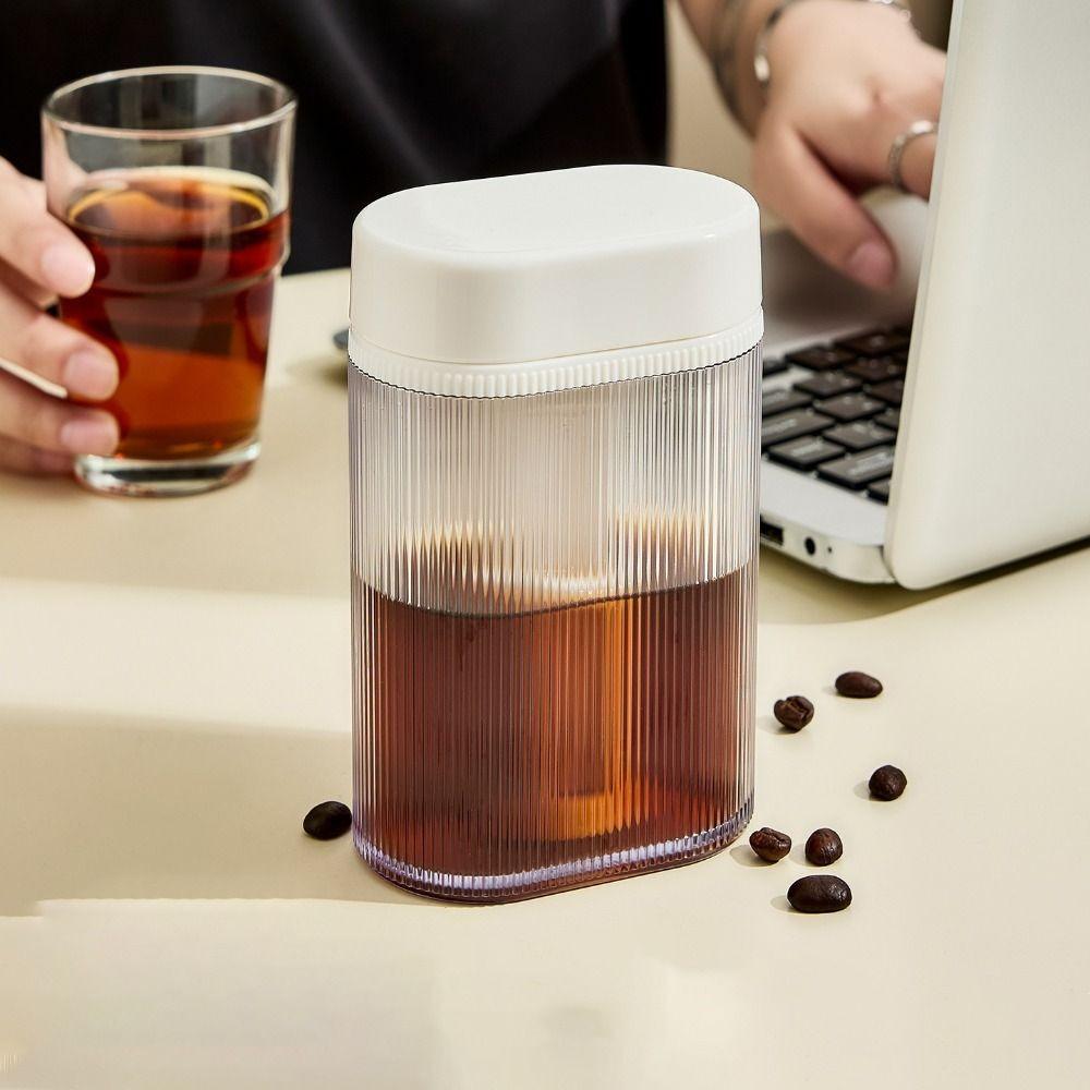 with Filter Cold Brew Coffee Pot Sealed Lid Cold Brew Mug Easy To Clean Cold Brew Bottle Travel