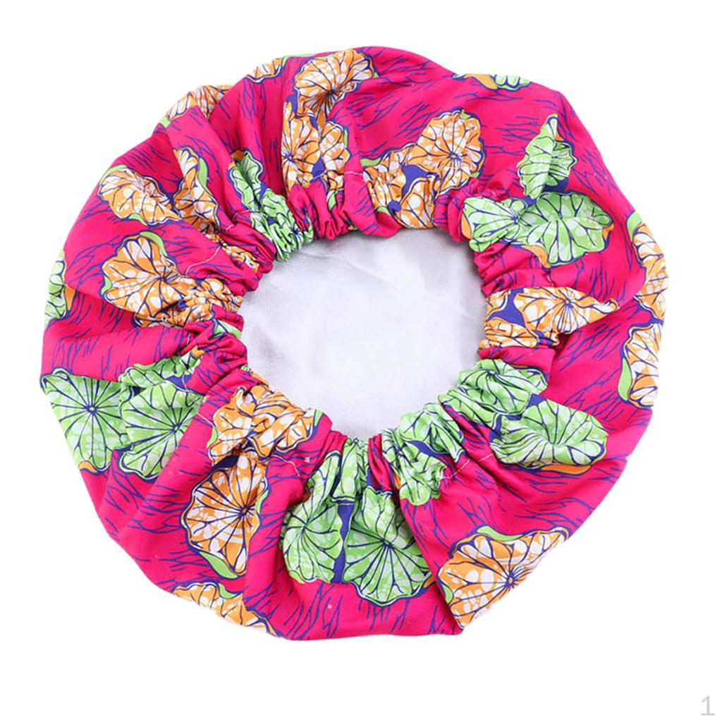 Night Sleep Cap Hair Bonnet Hat Head Cover Turban Elastic
