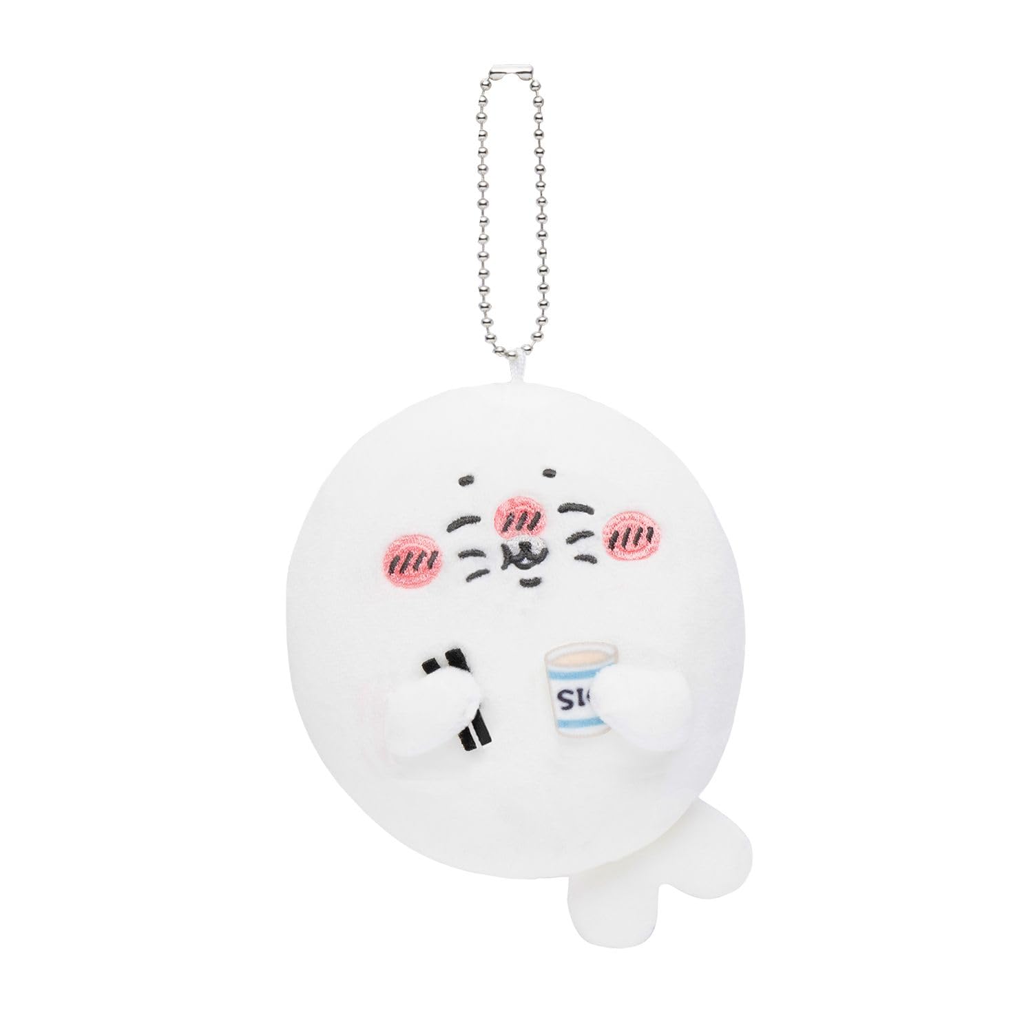 

Parker Nagano Characters Nagano Aquarium Seal Plush Lottery D Prize Mascot Salt Seal Mascot Plush Toy [Gray Service]