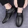 Brand Men Genuine Leather Shoes New Spring Summer Male Loafers Dress Shoe High Quality For Men Slip on Comfy Business Footwear