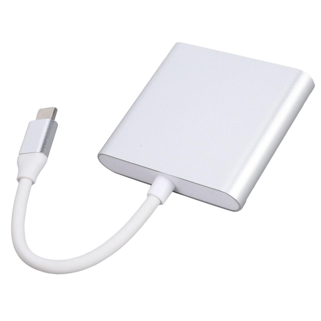 3 In 1 Type C Hub 8K Display Port USB PD Fast Charging Adapter Multiport Docking Station for Laptop Phone