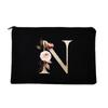 Bridesmaid Makeup Bag Letter Print Travel Cosmetic Case Female Beauty Organizer Toiletry Storage Pouch Purse Wedding Bride Gift