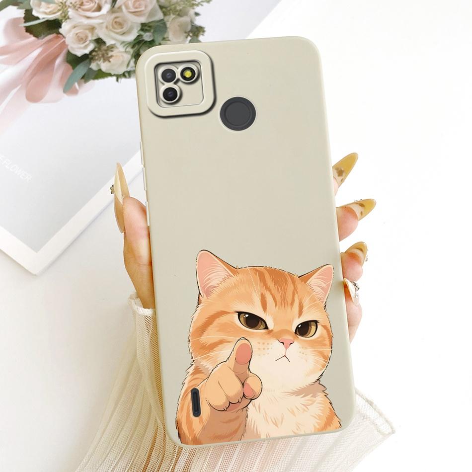 For Tecno Pop 4 LTE / Pop 4 Air Cute Cat Flower Cartoon Phone Case For Tecno Pop4 Lte 4Air Shockproof Soft Silicone Bumpers