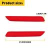 Driver+Passenger Side Rear Bumper Reflector Light Fits for 2011 2010 HONDA CR-V