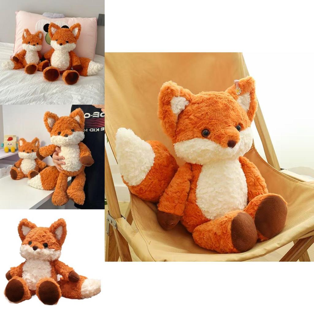 Zorro Corriendo Juguete de Peluche para Niñas Ayuda para Dormir Regalo de Cumpleaños