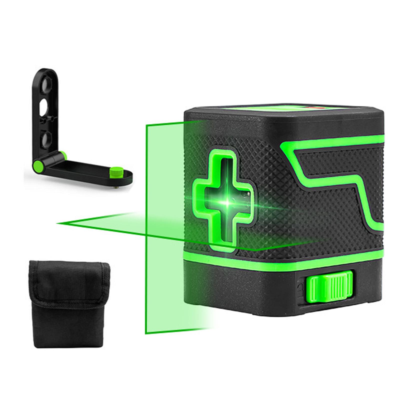 

Самовыравнивающийся лазерный уровень, 2-линейный лазерный уровень, линия лазерного луча с зеленым крестом, лазерный инструмент для выравнивания Type C разноцветный