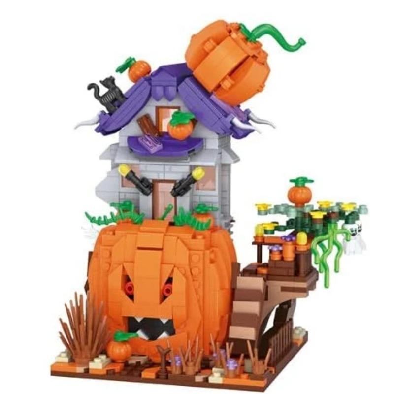 

Набор строительных блоков Bricks Halloween Haunted/Freak/Pumpkin/Witch House Easter Model Building Kit Halloween Display No Box