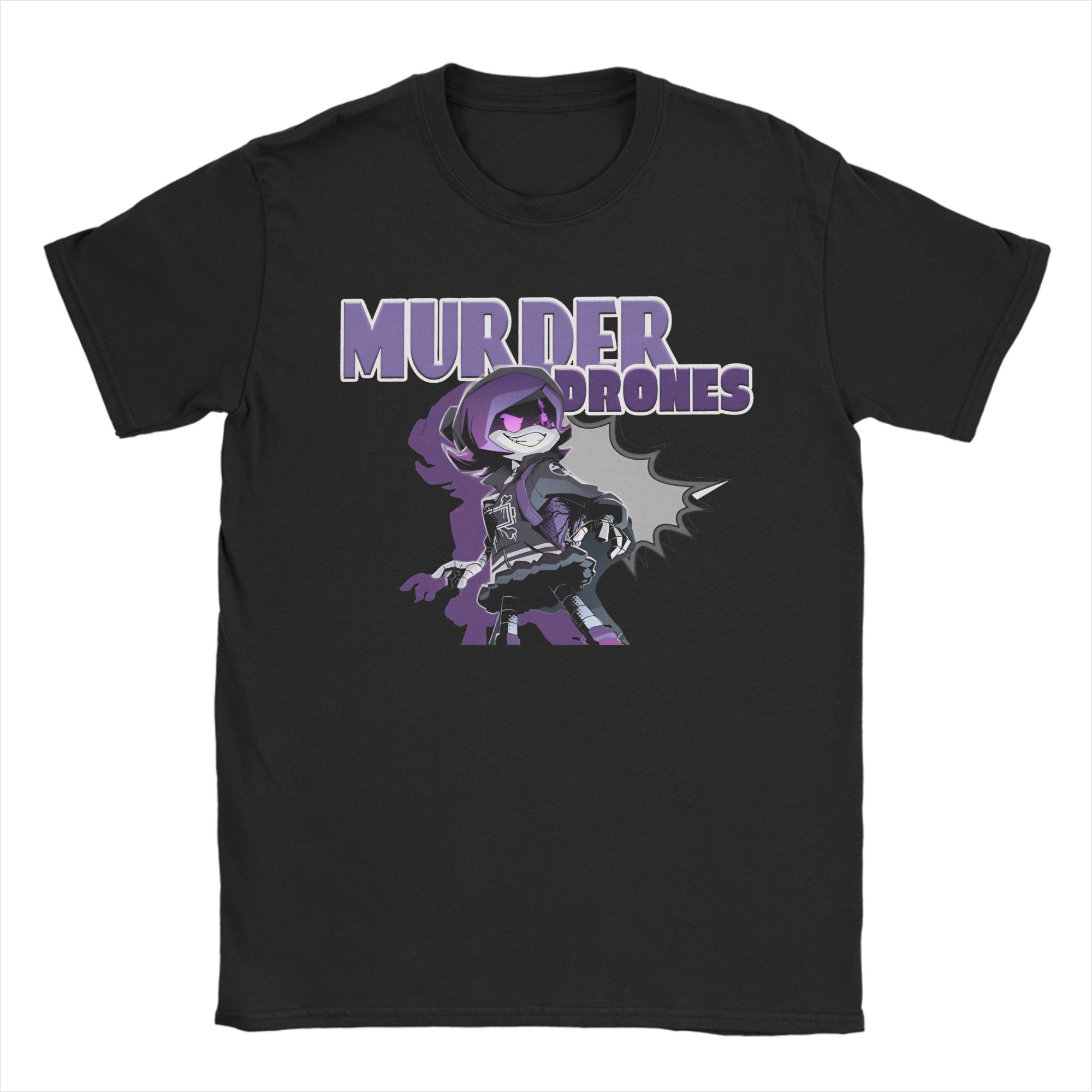 

Murder Drones T Shirts Men 100% Cotton Hipster T-Shirts O Neck Tees Short Sleeve Clothes Summer L