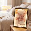 Acrylic Light Up Picture Frame Mother Day Holding Hands Frame Light Unique Design for Women Grandma Birthday Christmas Gift
