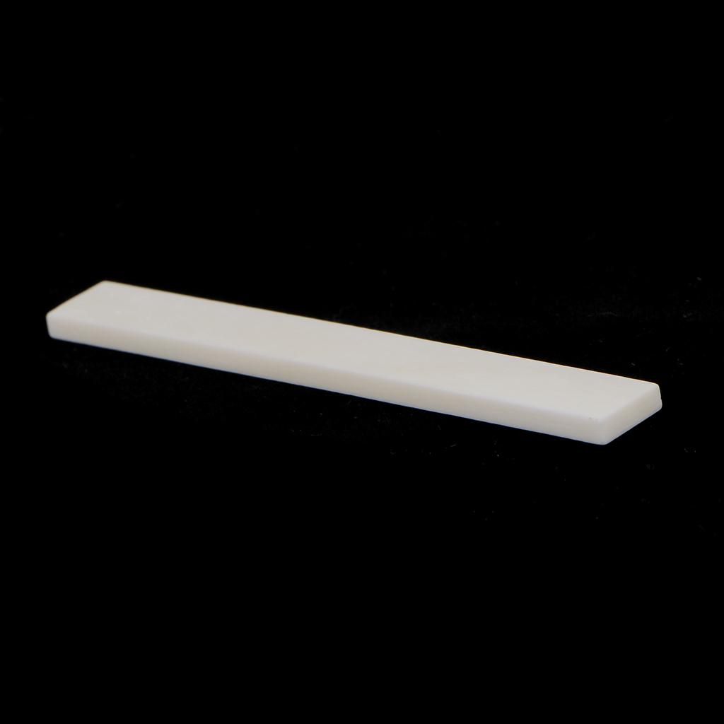 2x Șa de chitară Ivory Bottle Bone Nefinisat Netăiat Blank 80x3x10mm