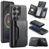 MAGKING-K4 Magnetic 2-in-1 Phone Cases For Samsung Galaxy S25/S26/S25 FE/S26 Plus/S25 Ultra/S26 Ultra Flip Wallet Leather Case Card Slots Cover