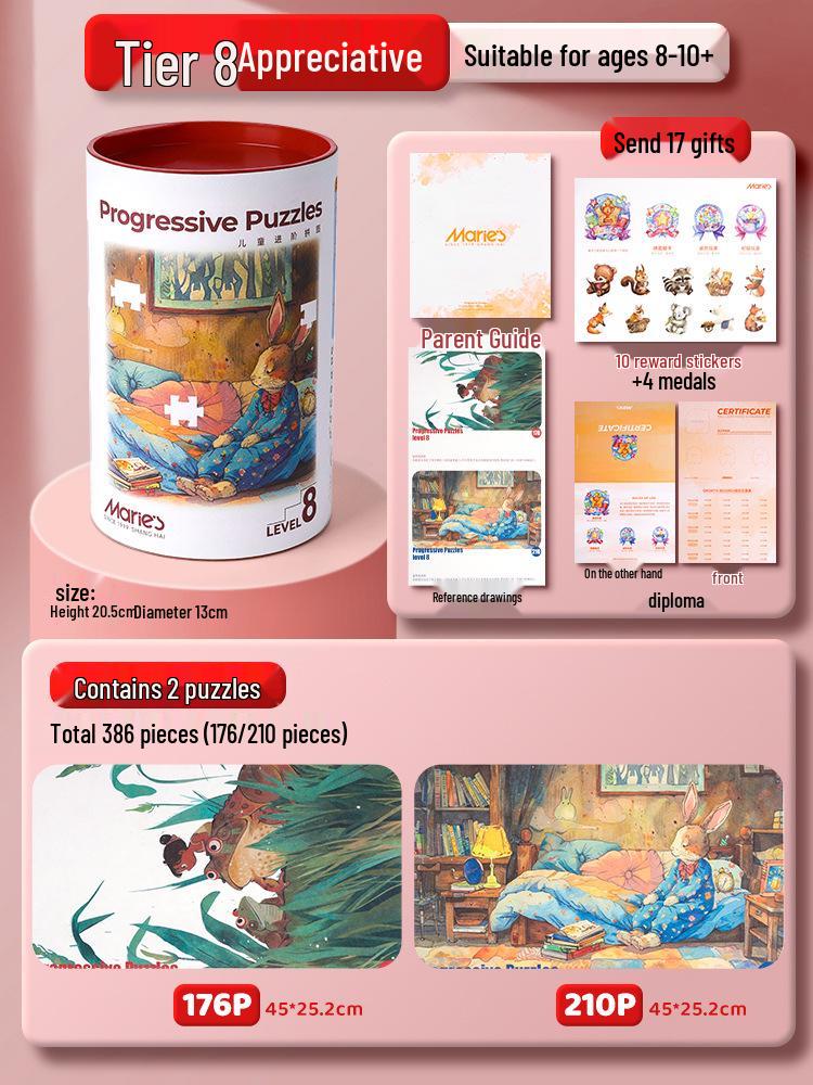 Marie's Children's Educational Puzzle Toy for Ages 2-10