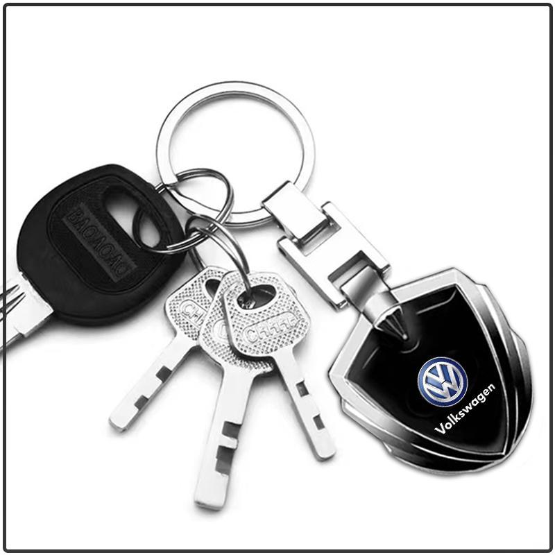 3D Metall Auto Styling Schlüsselanhänger Schlüsselring Schlüsselhalter Für Volkswagen Golf-6 7 4 5 POLO Passat B5 B6 B7 T4 T5 Tiguan Jetta Gol