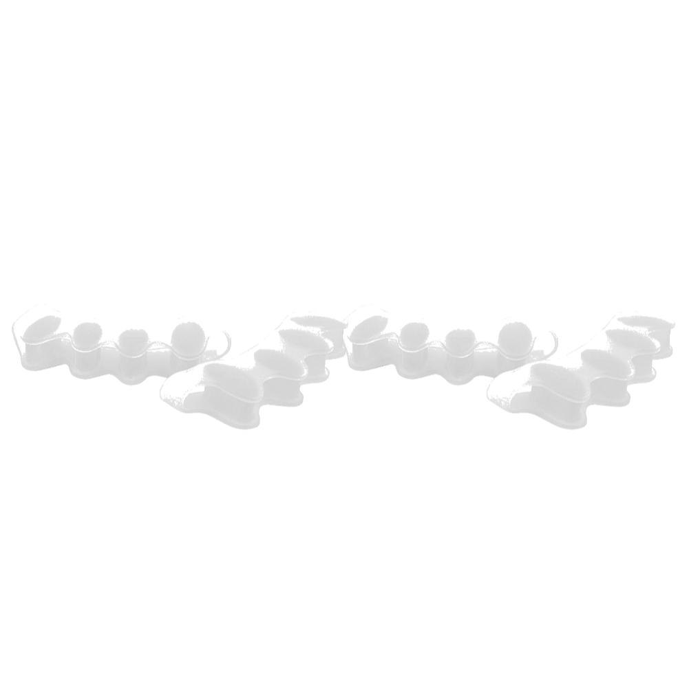 1-5 Paar Silikon Zehenschützer Finger Zehenspreizer Hallux Valgus Korrektur Fußdehner Strecker Schützer Schmerzlinderung Fußpflege