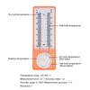 Thermometer Hygrometer Humidity Meter Thermometers Temperature Humidity Gauge Meter Wall-hanging for Home Office Canteen