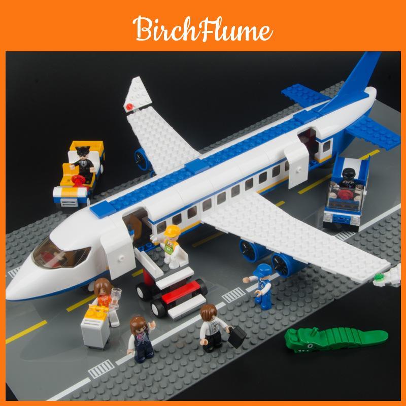 Set di Mattoncini Aereo di Soccorso Medico per Bambini Giocattolo Creativo Stem