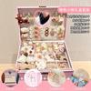 Kids Hair Accessories Set Gift Box Girls Birthday Party Princess Style Hairpins Rubber Bands Headbands