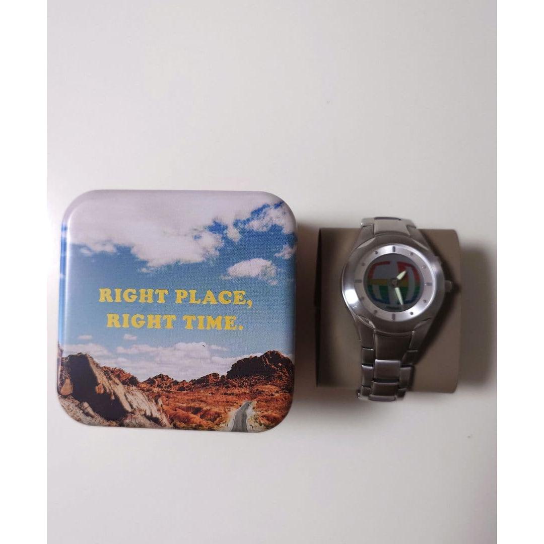 Used FOSSIL BIG TIC Rainbow FS5741 Men s