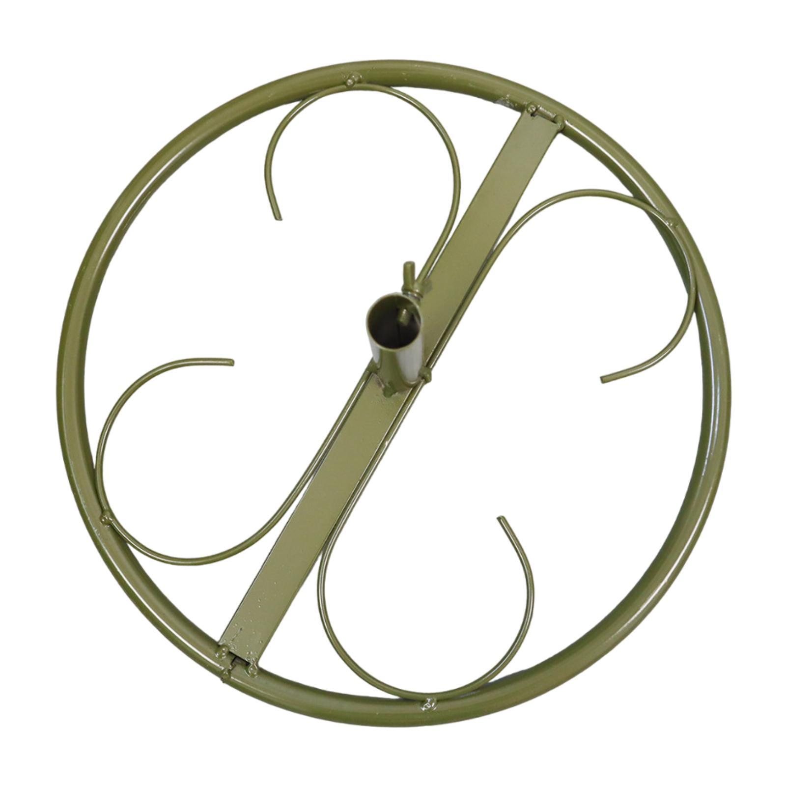 

Подставка для цветочного столба, круглая, прочная, для большой напольной установки зелёный