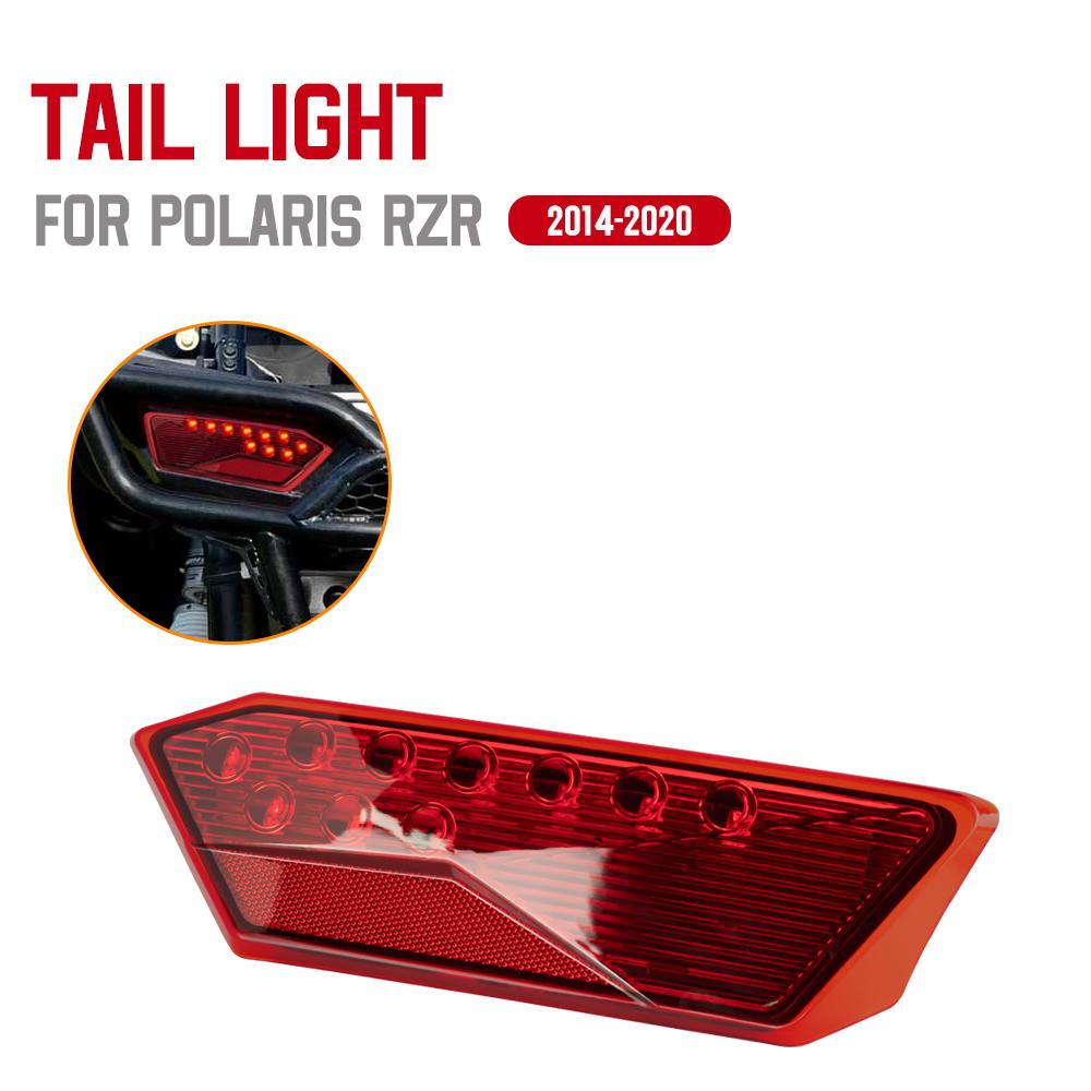 For Polaris RZR Turbo 1000 XP 900 S 2014-2019 Black Red LED Headlight taillight Signal Light Rear Brake Lamp