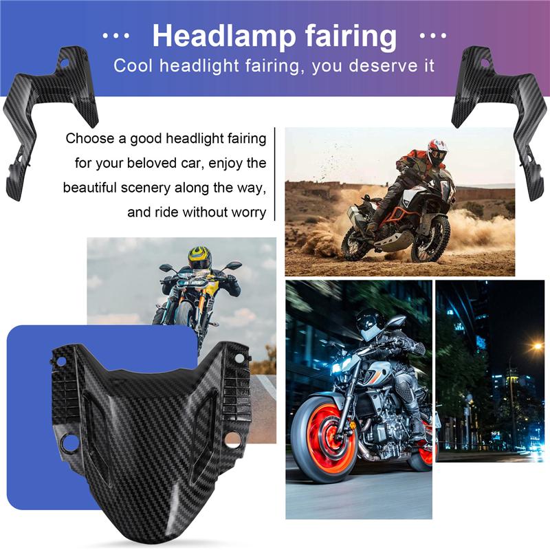 Precise Motorcycle Front Headlight Fairing Bracket Front Panel Fairing Cover For Yamaha FZ-07 MT-07 FZ07 MT07 2018 2019 2020