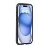 For iPhone 16 Pro Max Magnetic Case Stress Relief Kickstand TPU + PC Transparent Protective Phone Cover
