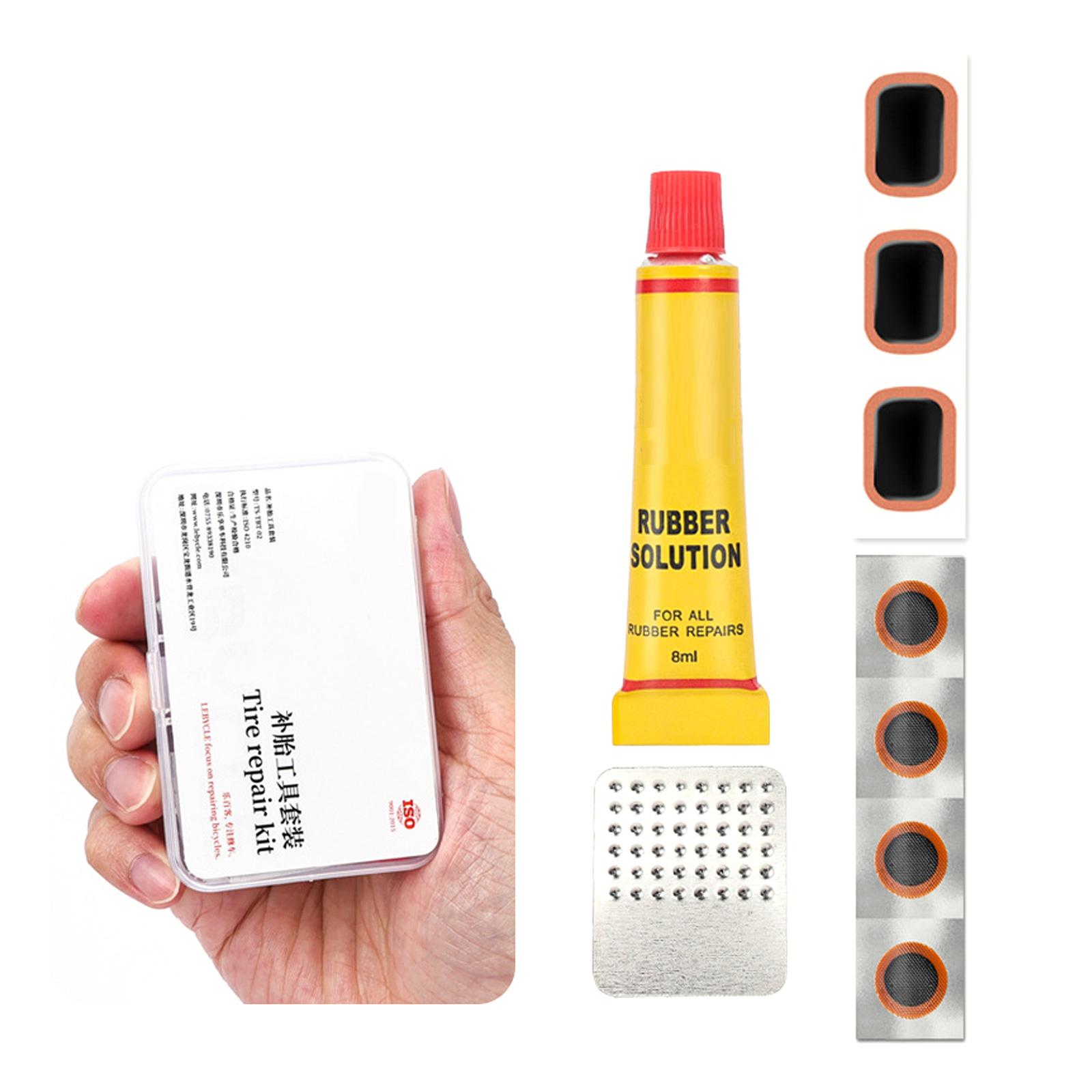 

Bicycles Tyre Self-Adhesive Patches Set for Road Bike Inner Tube Bikes Tire Patch Repair Kits Bike Puncture Repair Kits 1