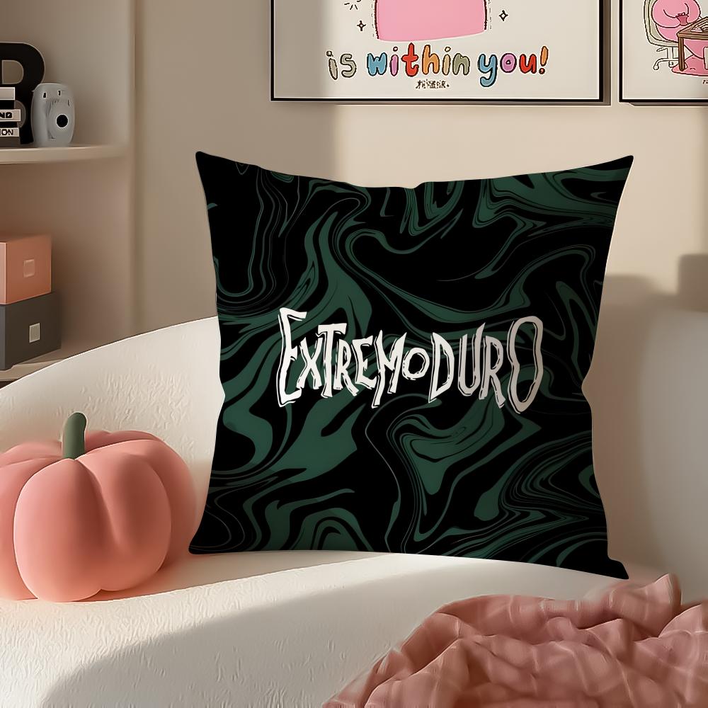 Rebellious Spanish Rock Band EExtremoduro Cushion Cover Pillowcase Short Plush Invisible zipper Room Sofa Cushion Cover 30X30cm