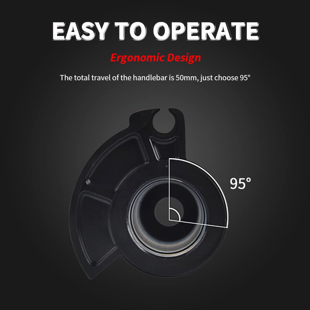 NIBBI Motorcycle Throttle Pipe Motorcycle Axle Assembly, Motorcycle Axle Assembly, High Sensitivity Short Stroke