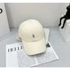Baseball cap, hand-sewn hardware h letter soft top cotton cloth, thin sunshade, sunscreen cap, women's model