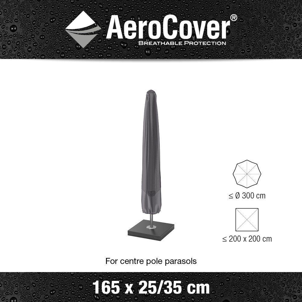 Garden Umbrella Cover 7982 Ø25-35X165 Aerocover Anthracite Homms