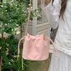 IELGY Cloud Puff Bag, Women's Pink Strap Chain Bag, Fashion Versatile Niche Shoulder Crossbody Bucket Bag