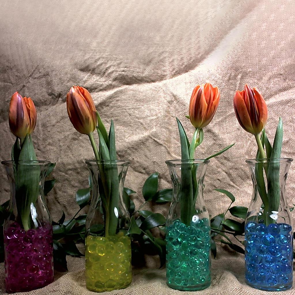 pcs water gel beads non water beads water gel rainbow mix growing balls water beads pack for home decoration 40,000 toxic, kit, vase, filler, plants,