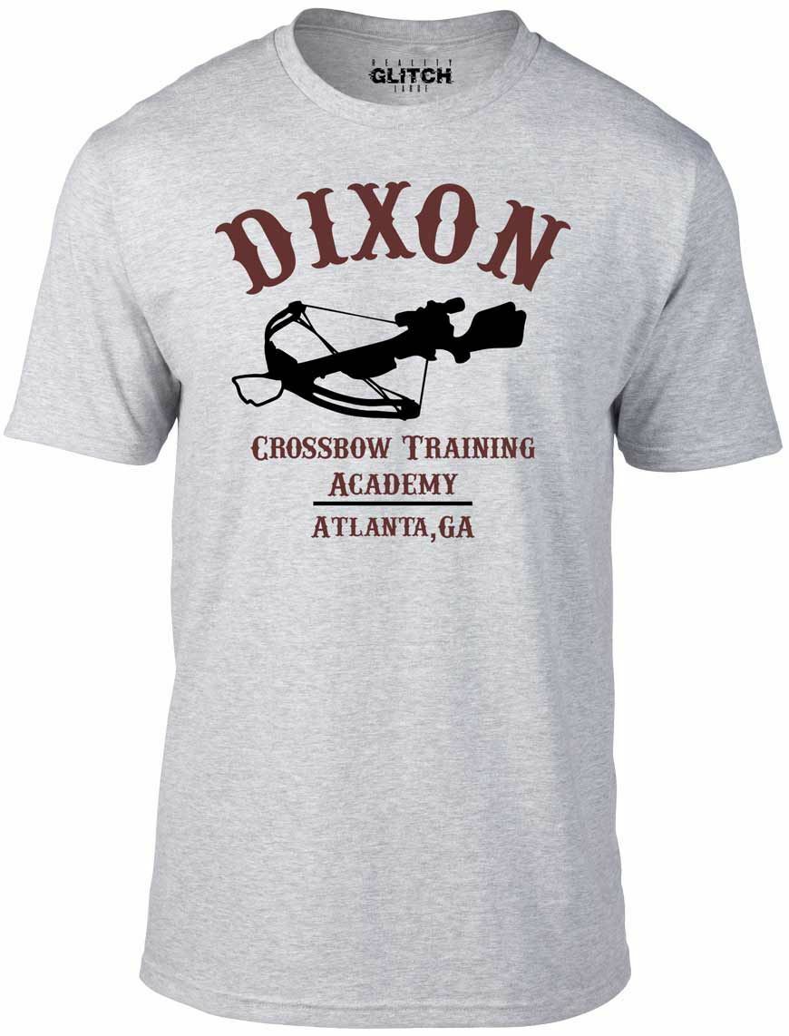 Dixon Crossbow Academy T-Shirt Mens Womens Tees Top - Funny T Shirt Mens Womens Tees Top walking retro Daryl dead zombie XL