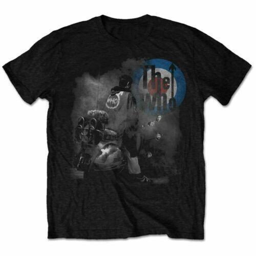 Official The Who  Quadrophenia Target Logo Black Classic Rock Band Unisex T-Shirt XXXL