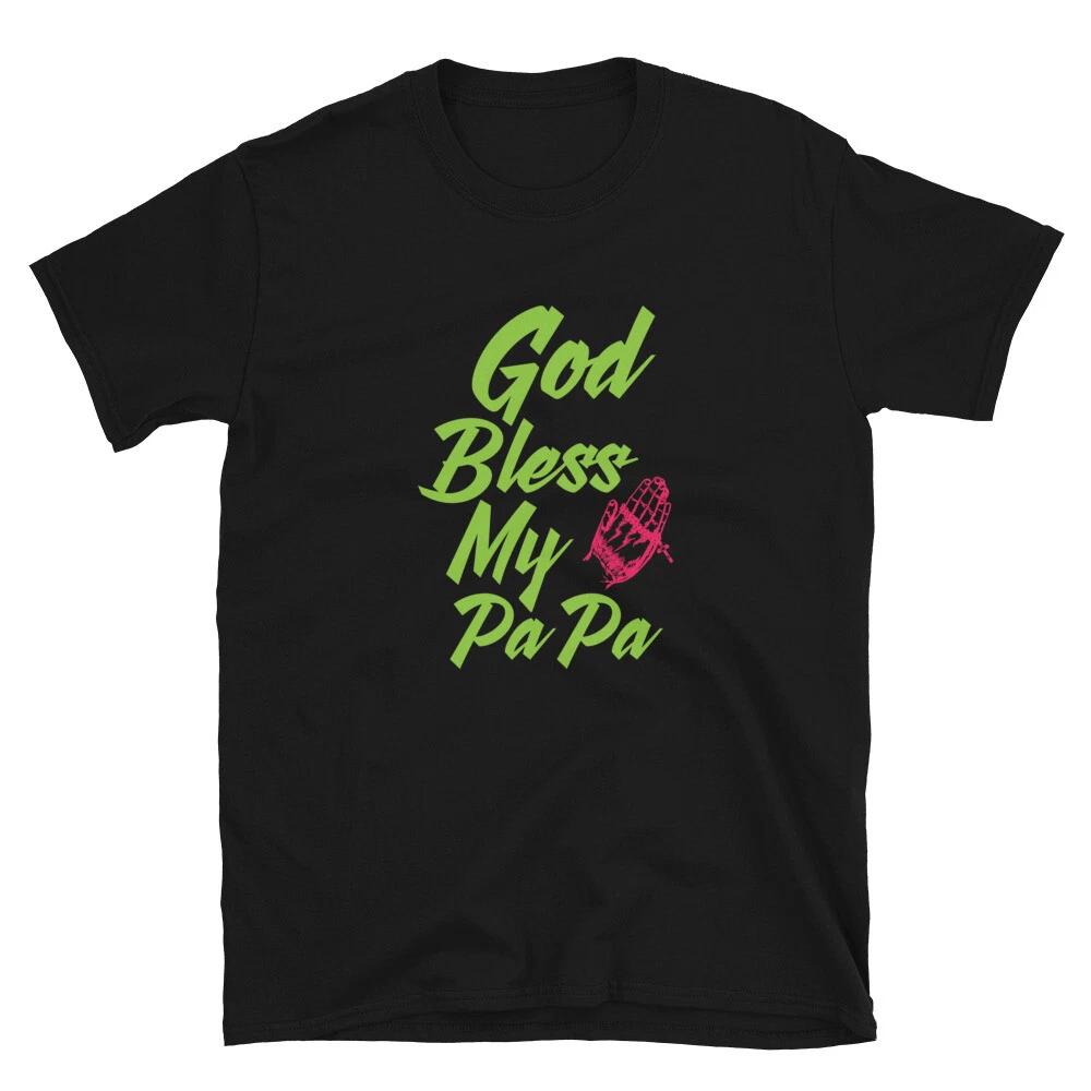 God Bless My Papa Gift For Dad Father s Day T-Shirt XL