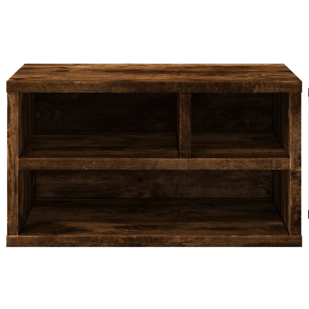Printer Stand Smoked Oak 40 X 32 X 22.5 Cm Particleboard