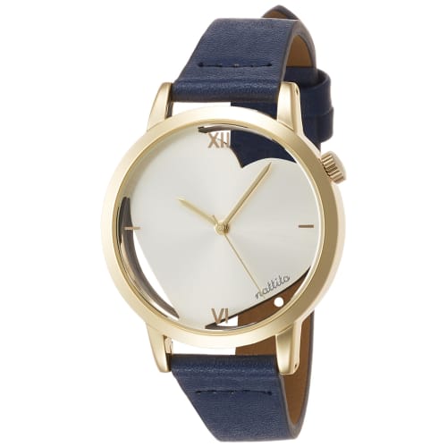 Fieldwork Analog Watch, Hertz, Leather Strap, Women's, Navy, QKS165-4