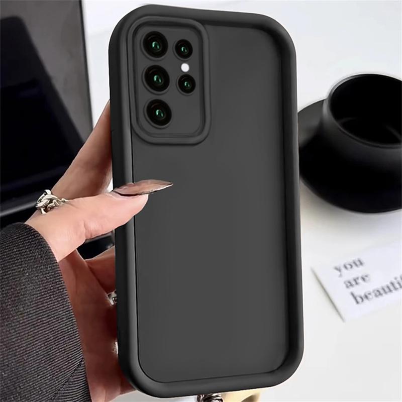 Luxury Shockproof Thicken Silicone Cases For Samsung Galaxy S25 S24 S23 S22 Ultra A34 A54 A53 A52 5G Soft Back Cover Accessories